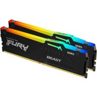 32GB (2x 16GB) Kingston FURY Beast EXPO RGB DDR5-6000...