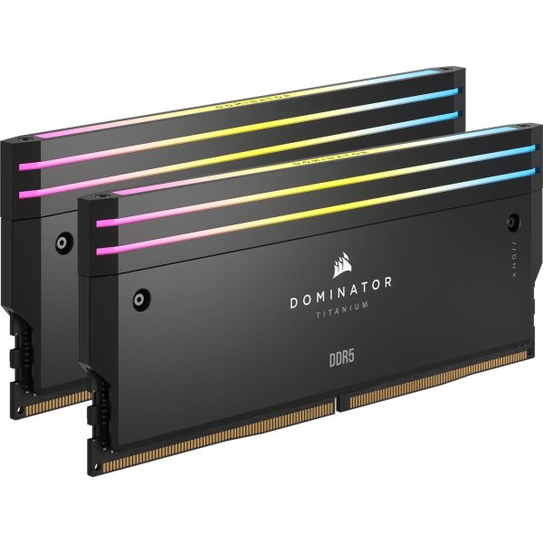 32GB (2x16GB) Corsair DDR5 6000 C30 Dom Titanium RGB K2, schwarz