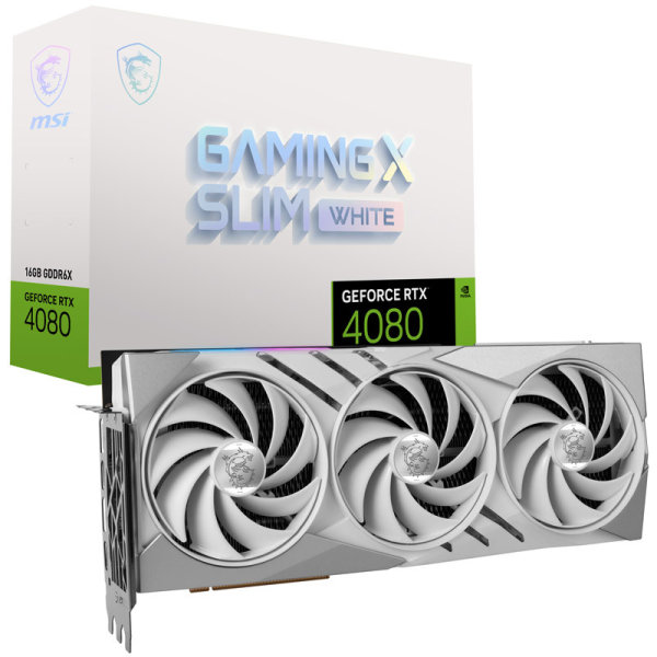 GeForce RTX 4080 Gaming X Slim White, 16GB